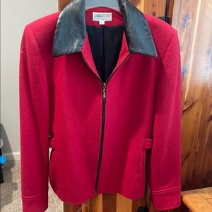Jordan & Cole Red Vintage Wool Jacket
